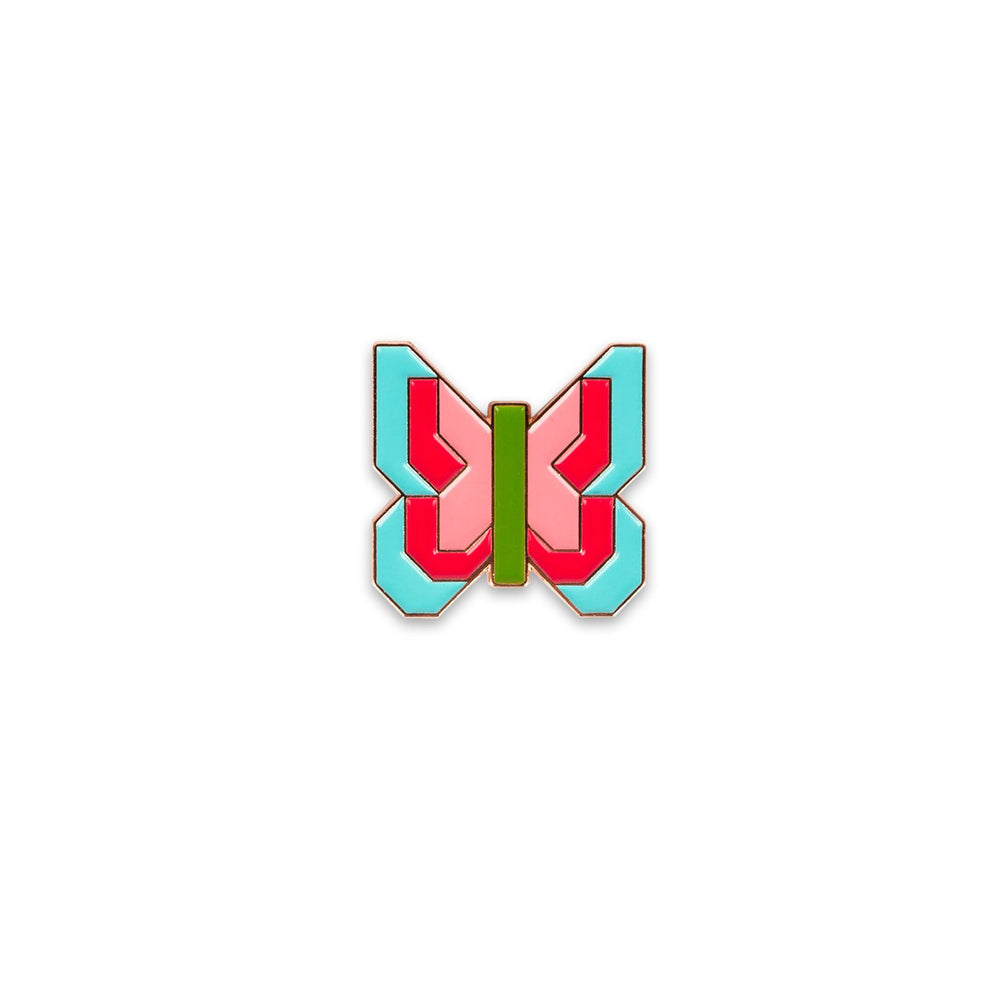 Social Butterfly Enamel Pin (By Lella Boutique)