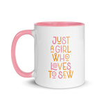 Just a Girl Who Loves to Sew - Mug